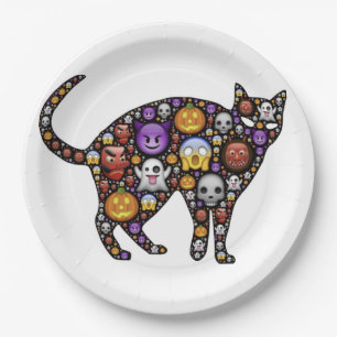 HALLOWEEN CAT PAPPTELLER
