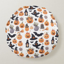 Halloween Cat Parade Throw Kissen