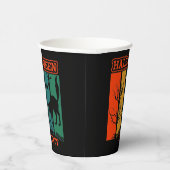 Halloween Cat Party Pappbecher (Rechts)