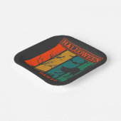 Halloween Cat Party Pappteller (Gewinkelt)