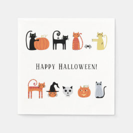 Halloween Cat Party Serviette