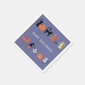 Halloween Cat Party Serviette (Ecke)