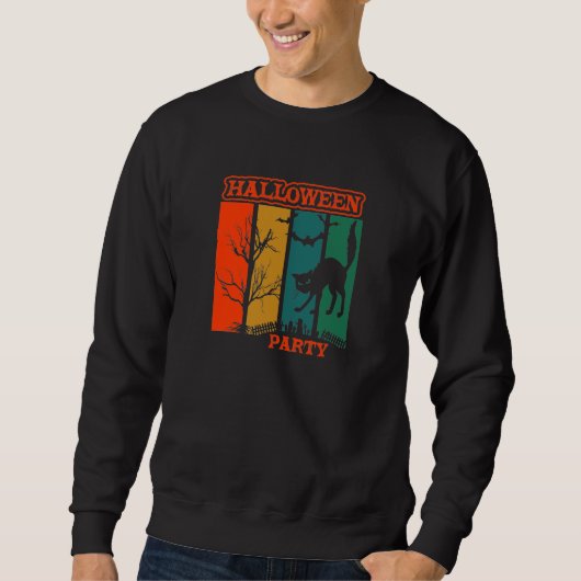 Halloween Cat Party T - Shirt (Vorderseite)