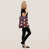 Halloween Cat Personalisiert Trick oder Treattote  Tasche (Am Model)