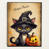 Halloween Cat Planer (Vorderseite)