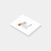 Halloween Cat Post-it Klebezettel (angewinkelt)