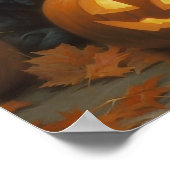 Halloween Cat Poster (Ecke)