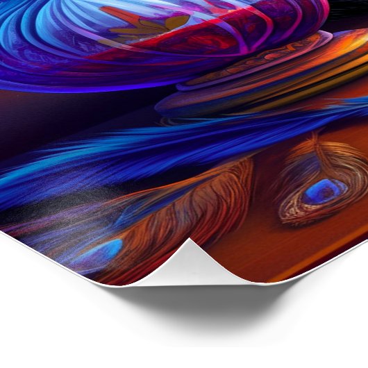 Halloween Cat Poster (Ecke)