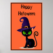 Halloween Cat Poster (Vorne)