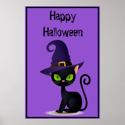 Halloween Cat Poster (Vorne)