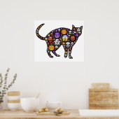 HALLOWEEN CAT POSTER (Küche)