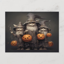 Halloween Cat Postkarte