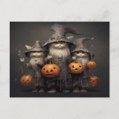 Halloween Cat Postkarte (Vorderseite)