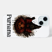 Halloween Cat Pumpkin iPhone Case - Hexchy Fall Vi (Rückseite (Horizontal))