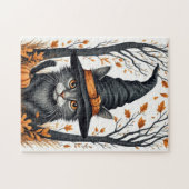 Halloween Cat Puzzle (Horizontal)