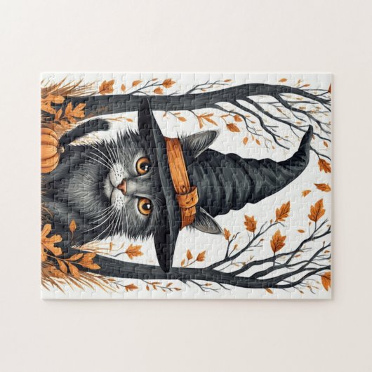 Halloween Cat Puzzle (Horizontal)