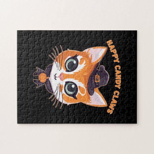 Halloween Cat Puzzle (Horizontal)