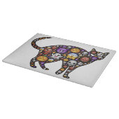HALLOWEEN CAT SCHNEIDEBRETT (Ecke)