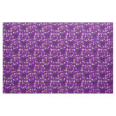 Halloween Cat Skelett lila Stoff (Fat Quarter (45,7 x 55,9 cm))