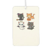 Halloween Cat Spooky and Stylish Feline-Inspired Autolufterfrischer (Vorderseite)