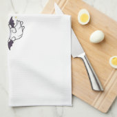 Halloween Cat  Spooky and Stylish Feline-Inspired  Geschirrtuch (Viertel Falte)