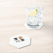 Halloween Cat  Spooky and Stylish Feline-Inspired  Untersetzer (Vor Ort)