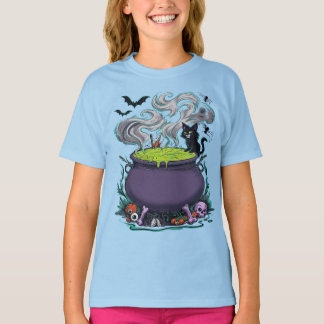 Halloween Cat - Spooky Hexenkatze T-Shirt
