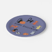 Halloween Cat Spooky Paper Teller (Schrägansicht)