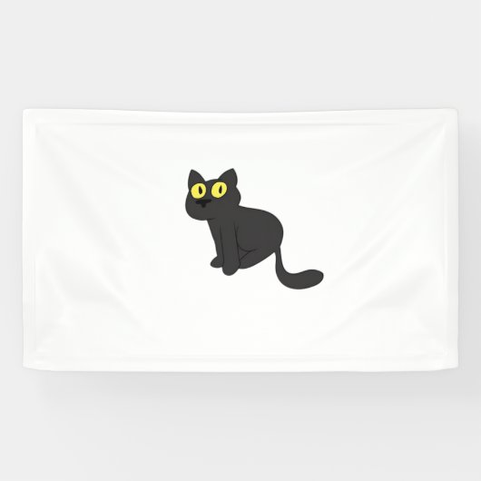 Halloween Cat Spooky und stilvolle Feline Inspirie Banner (Horizontal)