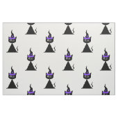 + Halloween Cat + Stoff (Fat Quarter (45,7 x 55,9 cm))