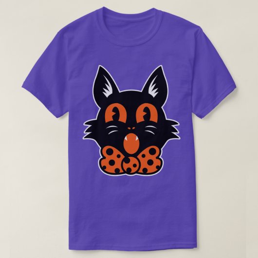 Halloween Cat T-Shirt (Design vorne)