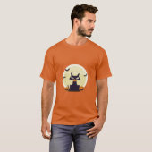 Halloween Cat T-Shirt (Vorne ganz)