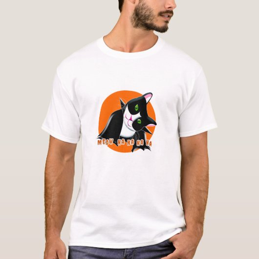 Halloween Cat T-Shirt (Vorderseite)
