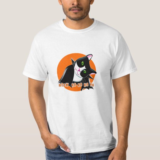 Halloween Cat T-Shirt (Vorderseite)
