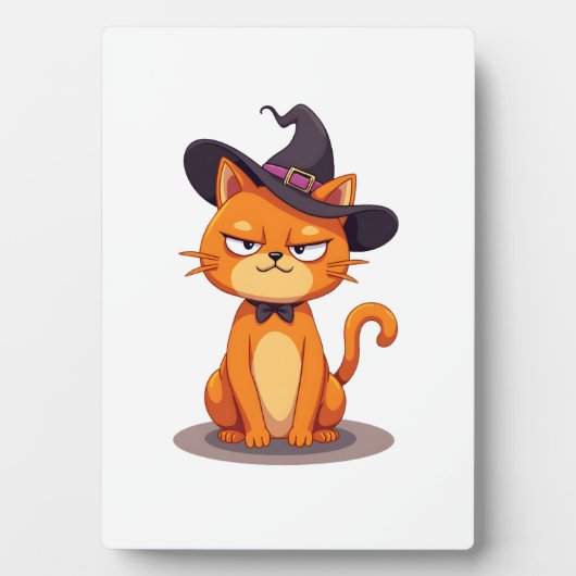 Halloween Cat T-Shirt Kitten Jack O Lantern Kitty Fotoplatte (Vorderseite)