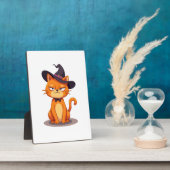 Halloween Cat T-Shirt Kitten Jack O Lantern Kitty Fotoplatte (Seite)