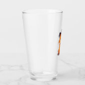 Halloween Cat T-Shirt Kitten Jack O Lantern Kitty Glas (Rechts)