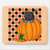 Halloween Cat T - Shirt und Geschenke Mousepad (Vorne)