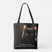 Halloween Cat Tasche (Rückseite)
