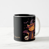 Halloween Cat Tasse (VorderseiteRechts)