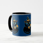 Halloween Cat Tasse (Vorderseite Links)