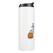 Halloween Cat Thermosbecher (Nach links gedreht)