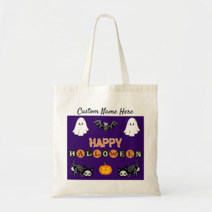 Halloween Cat Tote Bag - Persönlich gestalten Tragetasche