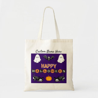 Halloween Cat Tote Bag - Persönlich gestalten Tragetasche