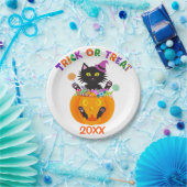 Halloween Cat Trick or Tree Pappteller (Party)