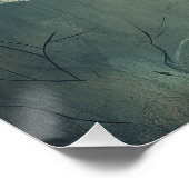 Halloween Cat und Ghost Poster (Ecke)