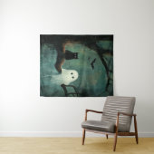 Halloween Cat und Ghost Wandteppich (Beispiel (Horizontal))