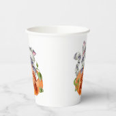 Halloween Cat und Kürbis Pappbecher (Links)