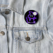 Halloween Cat und Spielzeugmaus Button (Beispiel)