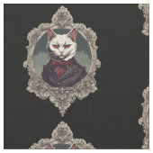 Halloween Cat, Vampire Cat Stoff (Nahaufnahme)
